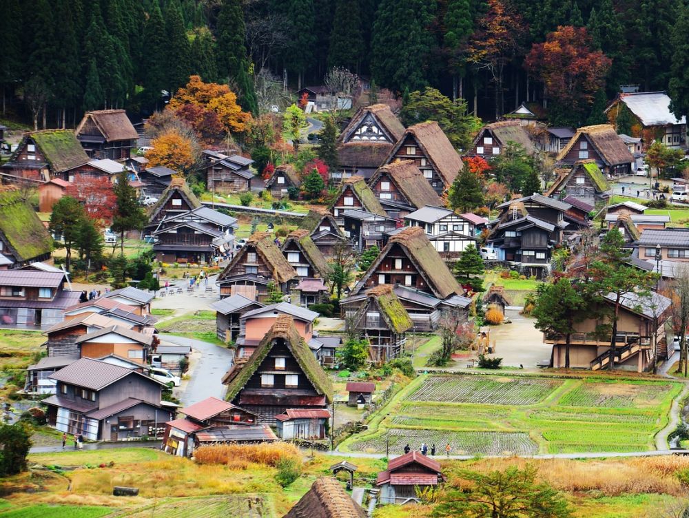 Shirakawago - à proximité de Kanazawa