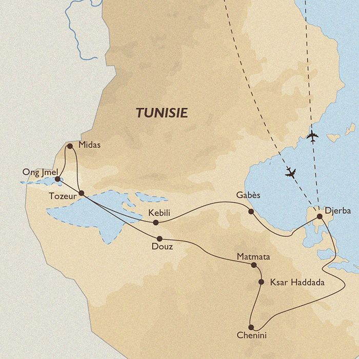 carte Tunisie