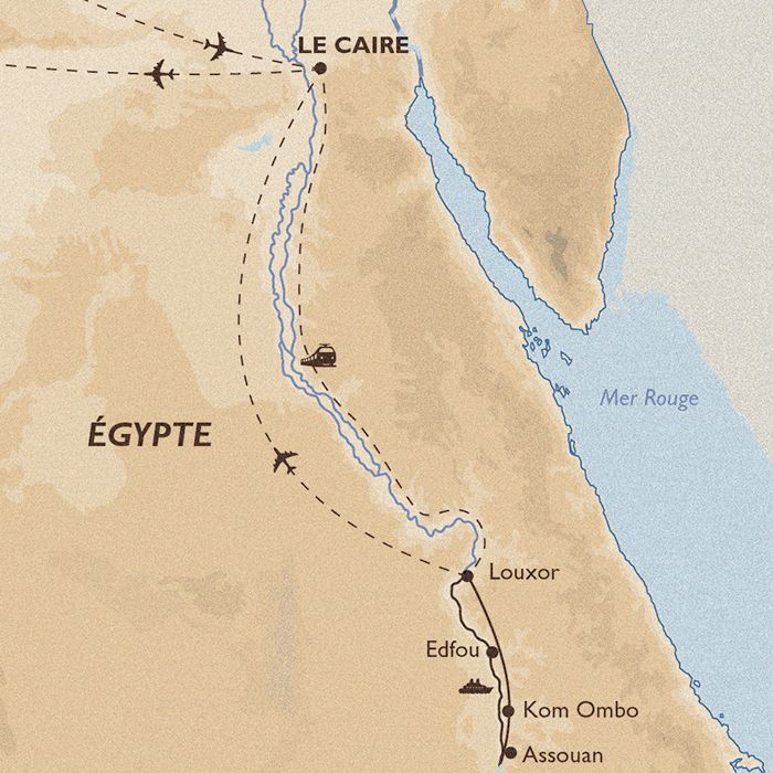 Carte Egypte