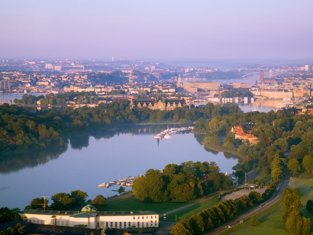 Stockholm vue aérienne