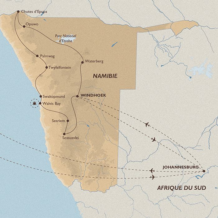 CARTE IMMERSION NAMIBIENNE