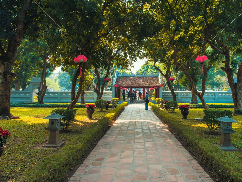 Temple of Literature in Hanoi, Vietnam