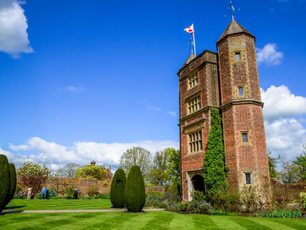 The Elizabethan Towers at Sissinghurst Castle Gardens